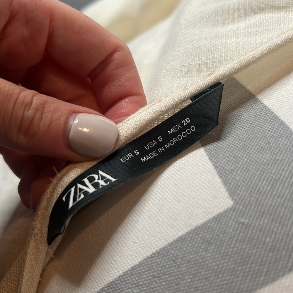 Zara Linen Blouse - Picture 4 of 4